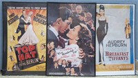 (3) Framed Reproduction Movie Posters