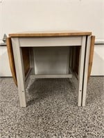 DROP LEAF TABLE - OPEN SIZE IS 81" X 30" X 29"