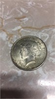 1923 silver Peace dollar