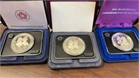 Medals 3 Bicentennial Medals, each sterling silver