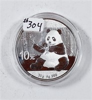 2017  10 Yuan  China  Silver Panda