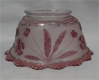 US Glass Purple Stained Delaware Lamp Shade