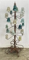 Vintage Metal Insulator Tree w/ Texas Star