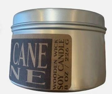Candy Cane Lane Wooden Wick Soy Candle 8oz