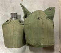 Military canteen w/ bag