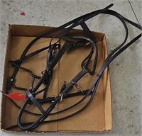 leather bridle w/reins & bit