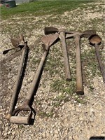 Ash Shovel, Pick axe, Lead Melter & Hay Knife