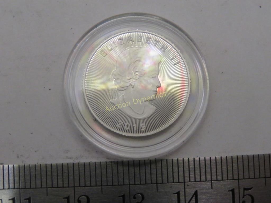 2019 1/10th Ouce Canadian Silver Round