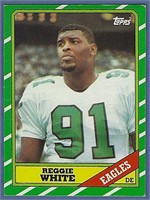 1986 Topps 275 Reggie White RC Philadelphia Eagles