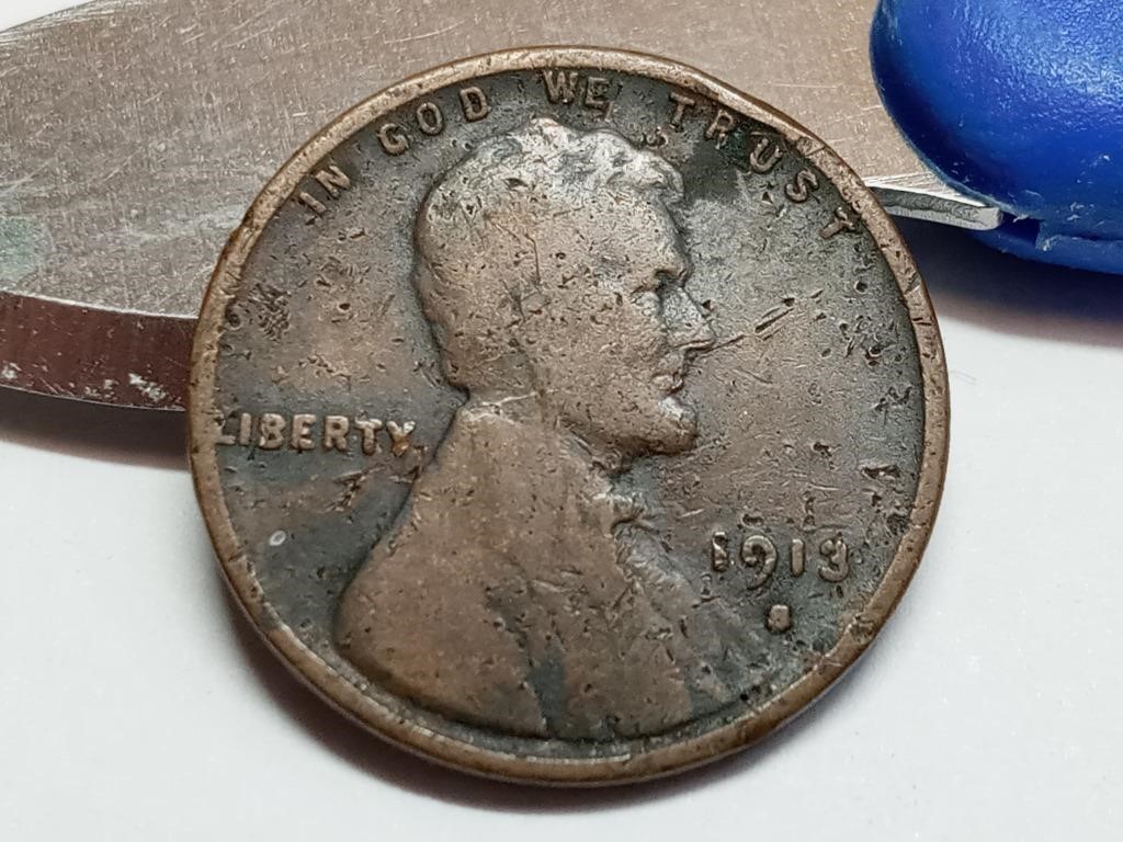 OF)  Better date 1913 s wheat penny
