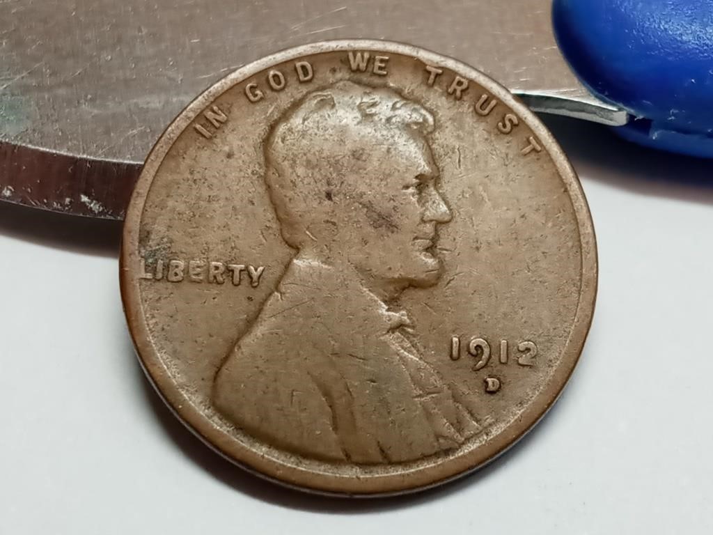 OF)  Better date 1912 D Wheat Penny