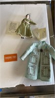 Hand Painted Porcelain Doll & India Jacket