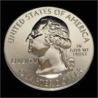 5 OUNCE SILVER AMERICAN STATEHOOD QUARTER .999