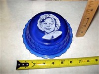 Shirley Temple Cobalt Blue Glass Bowl 6 1/2"Diam.
