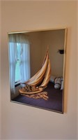 Sailboat mirror