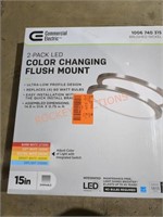Commercial Electric Color Changing Flush Mount