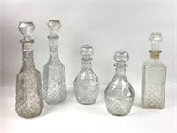 Selection Of Glass Decanters