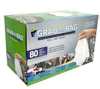 80-Pk Grab-A-Rag Washable Microfibre Rags