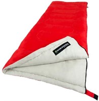 Wakeman Sleeping Bag With Carrying Bag, Red