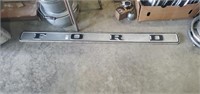 Ford tailgate logo/sign 61 1/2 inches wide x 5
