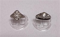 (2) Vintage Rings
