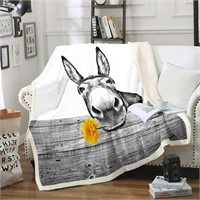 SEALED-Erosebridal Funny Donkey Blanket Baby Size