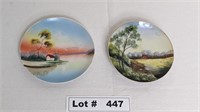 VINTAGE HAND PAINTED JAPANESE PLATES