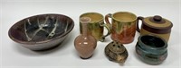 Pottery Lot incl 1 Small Rookwood Bud Vase