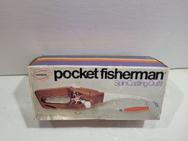 Vintage POPEIL'S Pocket Fisherman Spin Casting