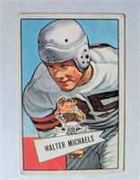 1952 Bowman Large Walter Michaels Card #62