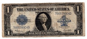 1923 US $1 Silver Certificate Note