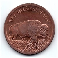 The American Bison 1 Ounce Copper