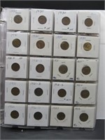 ALBUM WITH 199 LINCOLN HEAD CENTS: