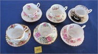 6 Royal Albert cups & saucers