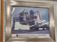 KENNEDY SPACE CENTER LAUNCH DAY PHOTO