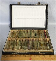 Antique Scientific Microscope Organism Slides