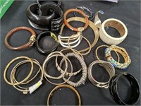 Large group of bracelets