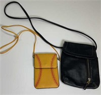 X2 faux leather crossbody bags