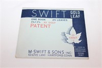 Swift vintage 23k gold leaf full packet 25 sheets