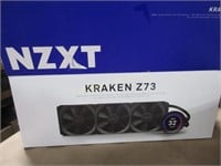 Kraken Z73-NZXT liquid cooler with LCD display