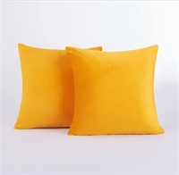 ($49) Faux Velvet Pillow Covers (Set of 2)