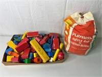Playskool Duffle Bag of Colored Blocks