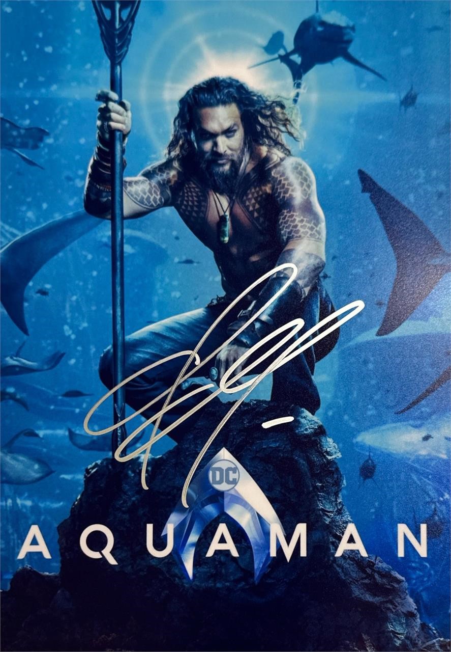 Autograph COA Aquaman Photo