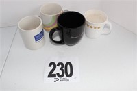 (4) Assorted Mugs (U236)