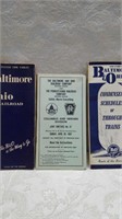 Baltimore & Ohio Timetables