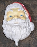 (JL) Vintage empire blow mold Santa head 20in h