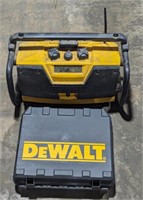 (JL) DeWalt Drill in case and outdoor radio
