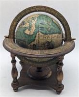 (JL) Desk globe on stand 12in h