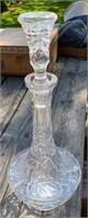 17" Leaded Glass Decanter