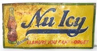 New Icy Tin Drink Sign,113/4x231/2